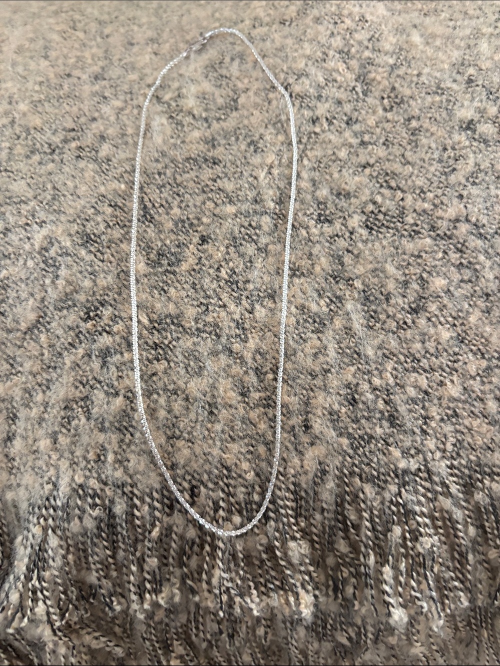 JTV Sterling Silver Box Chain Necklace - Silver - Picture 3 of 7